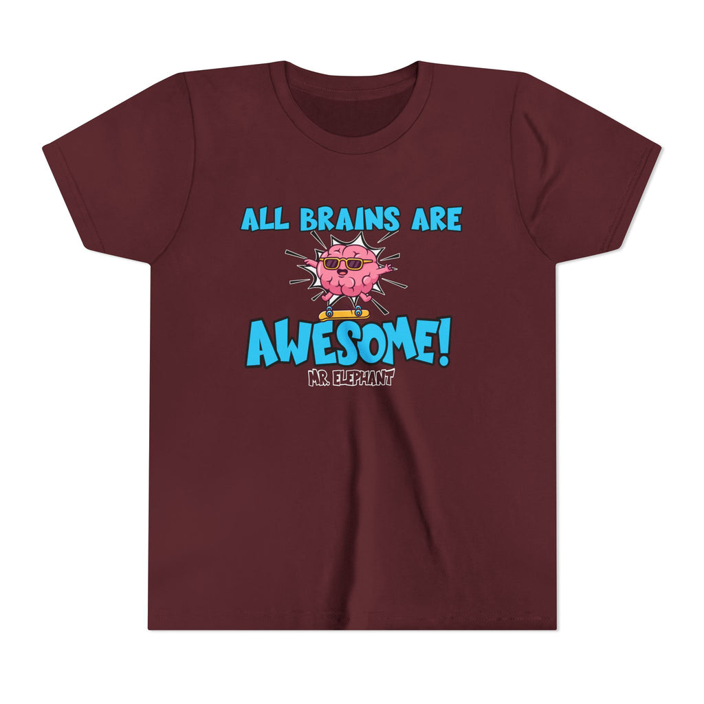 All Brains Are Awesome Youth Tee