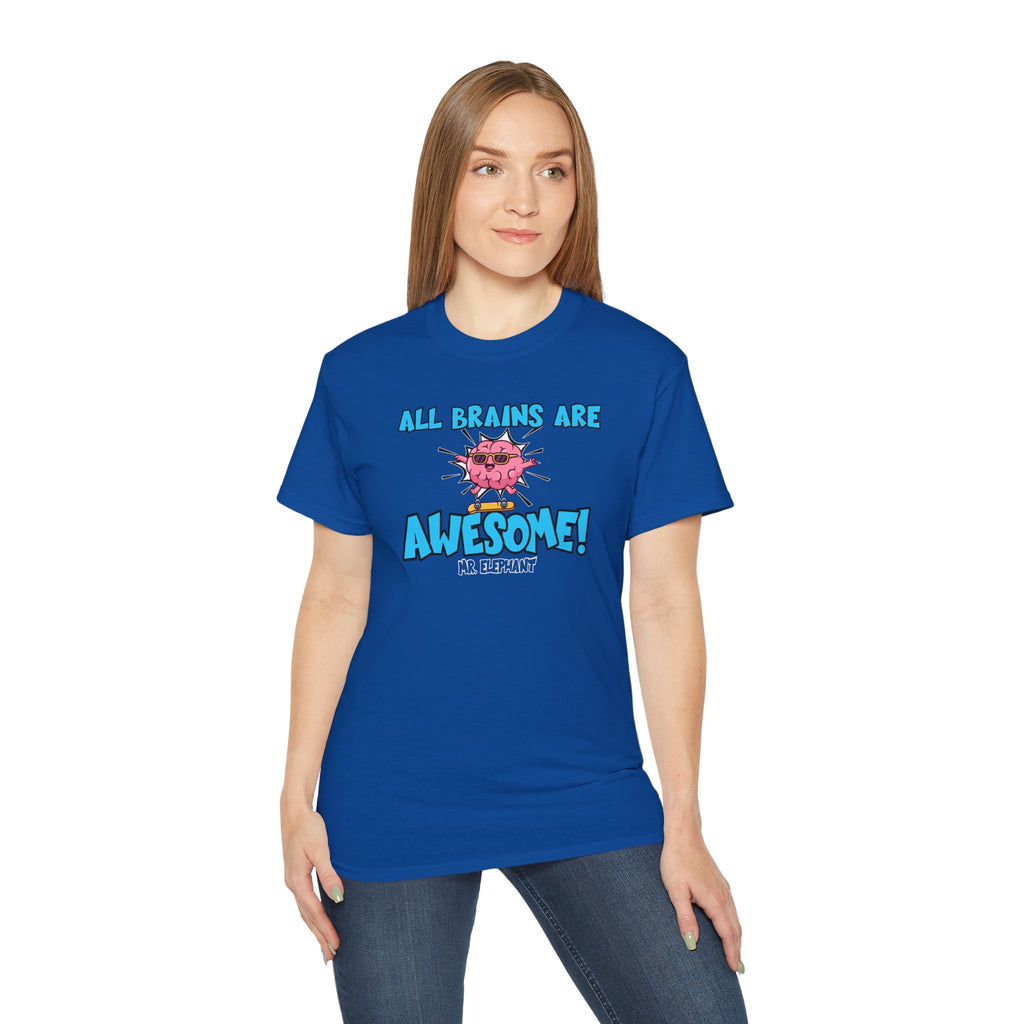 All Brains Are Awesome Adult Tee