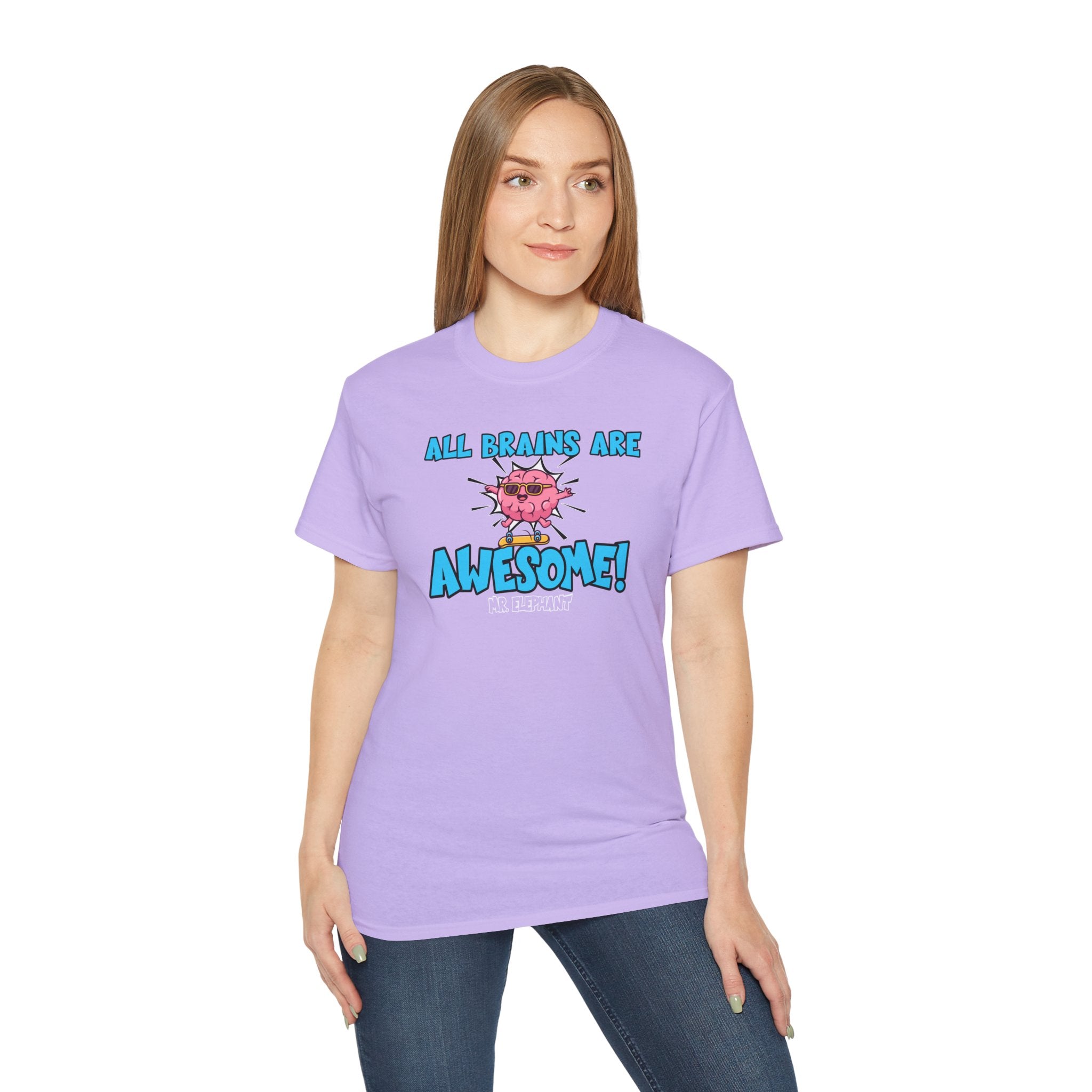 All Brains Are Awesome Adult Tee