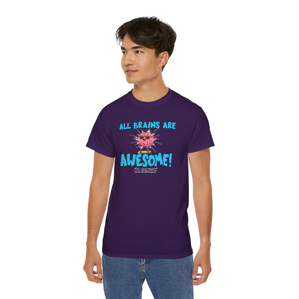 All Brains Are Awesome Adult Tee