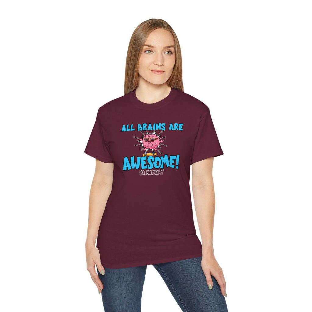 All Brains Are Awesome Adult Tee