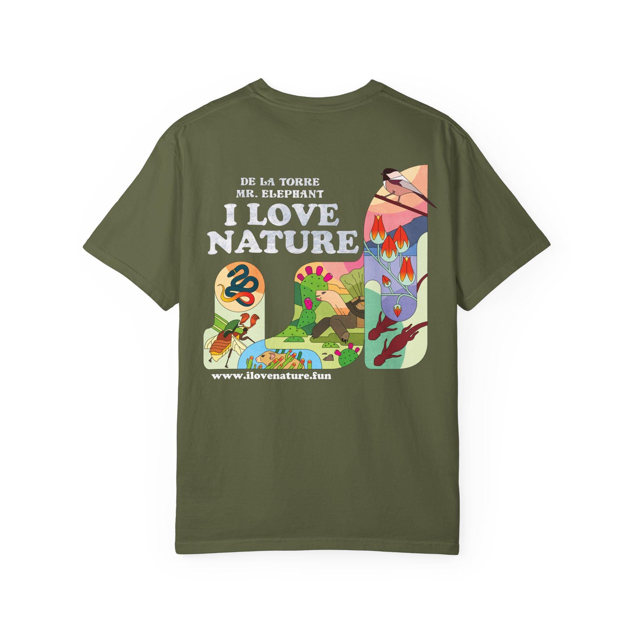 I Love Nature Adult Tee