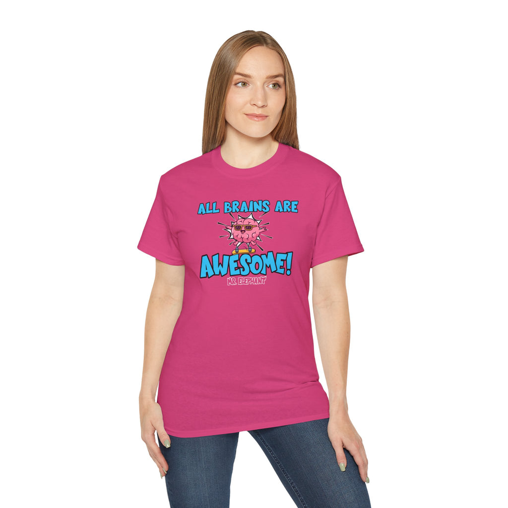 All Brains Are Awesome Adult Tee