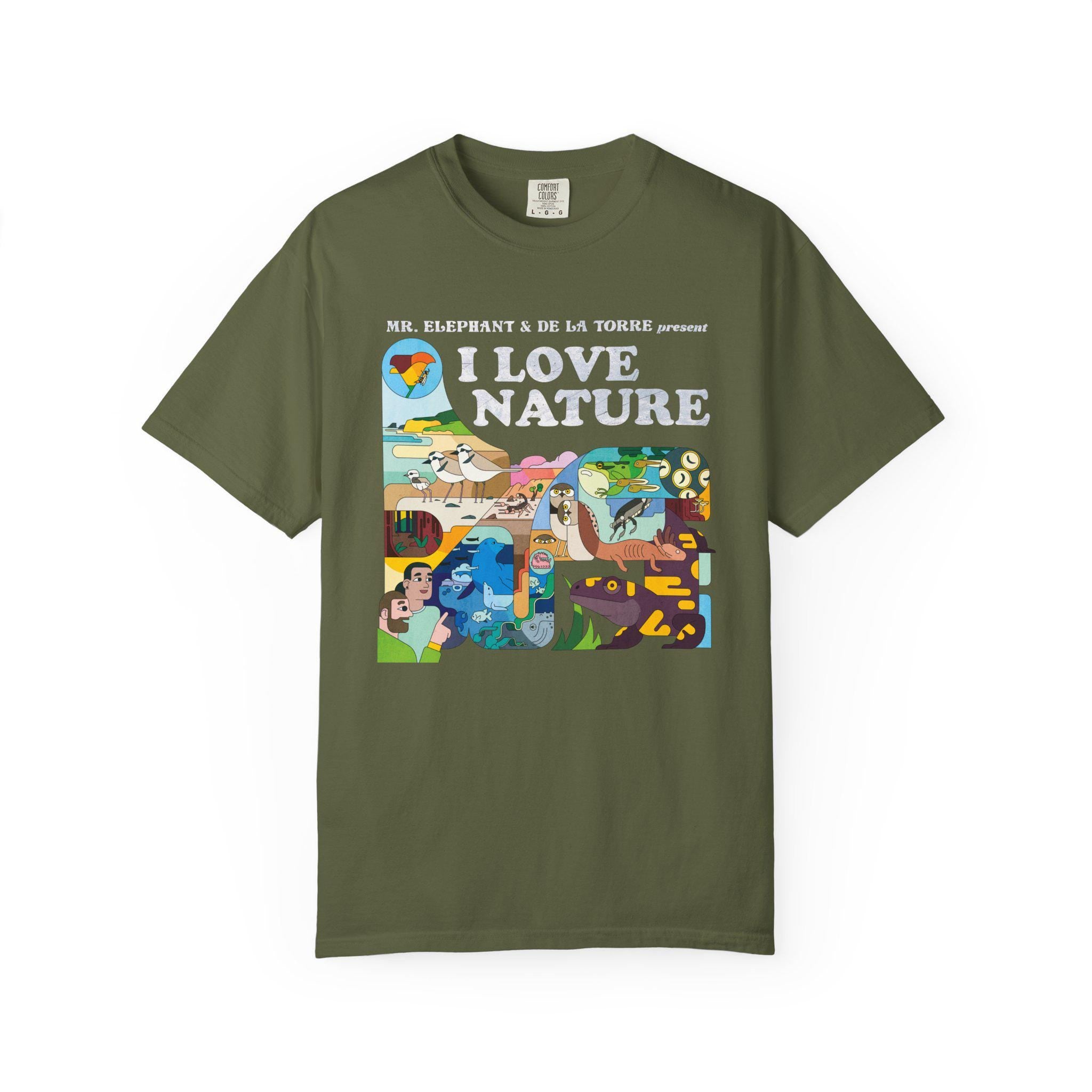 I Love Nature Adult Tee