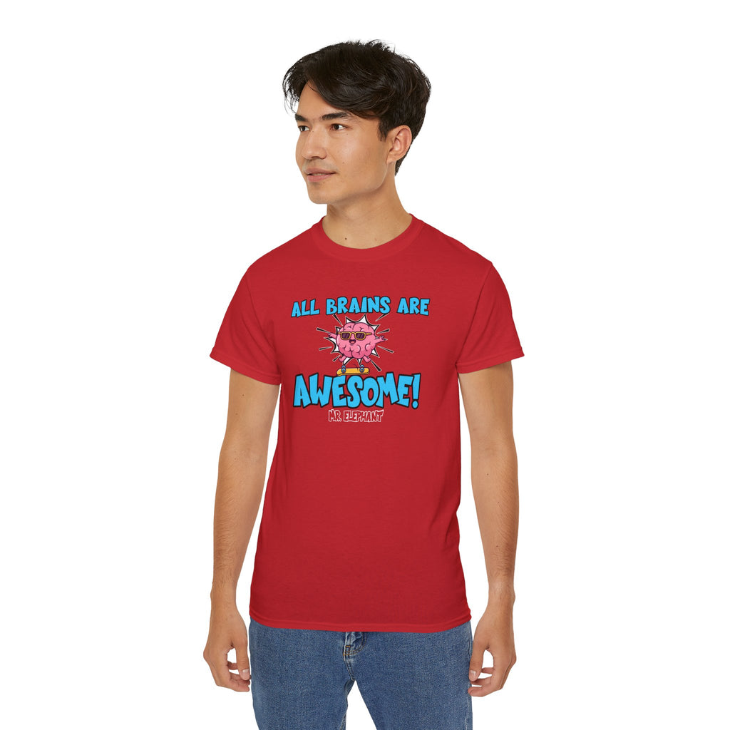 All Brains Are Awesome Adult Tee