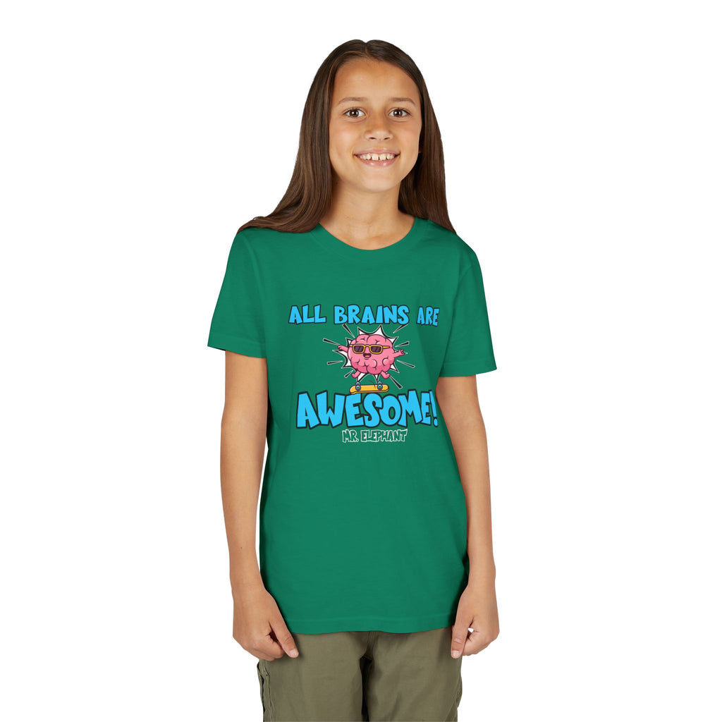 All Brains Are Awesome Youth Tee