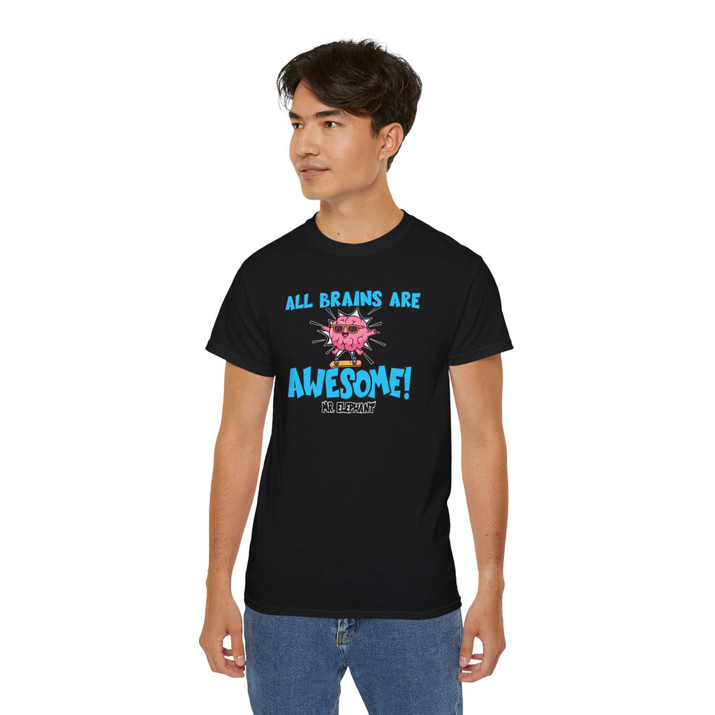 All Brains Are Awesome Adult Tee