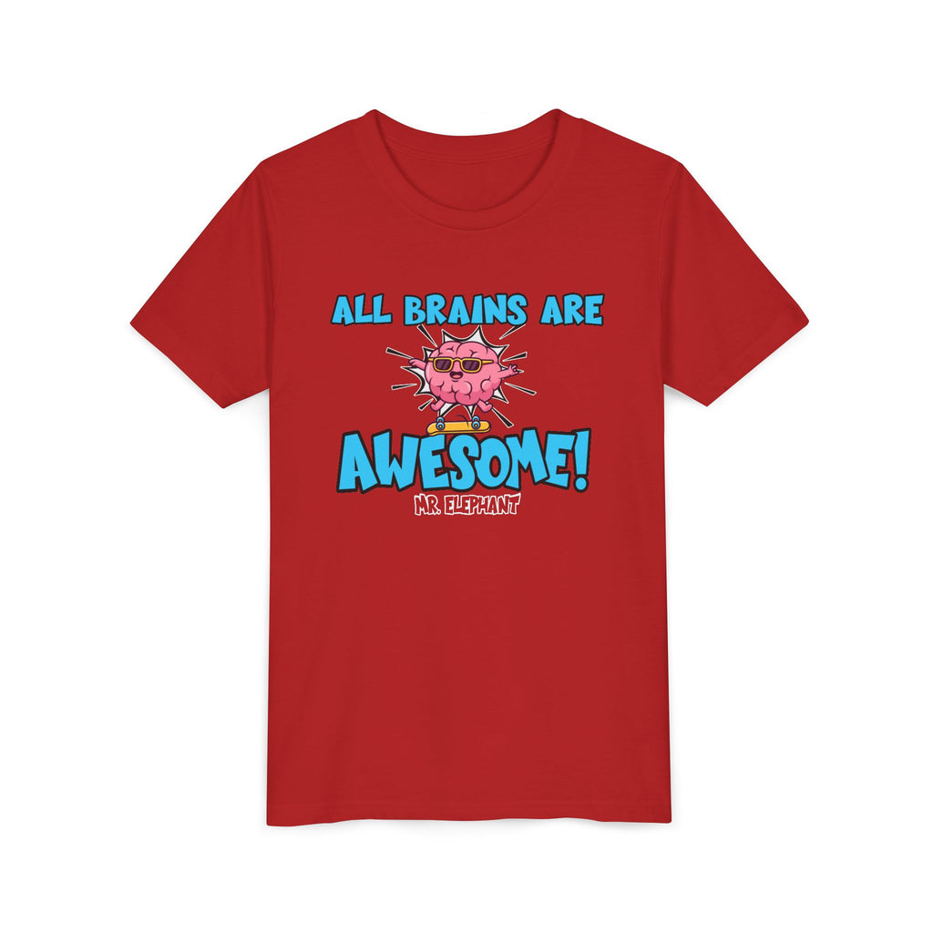 All Brains Are Awesome Youth Tee