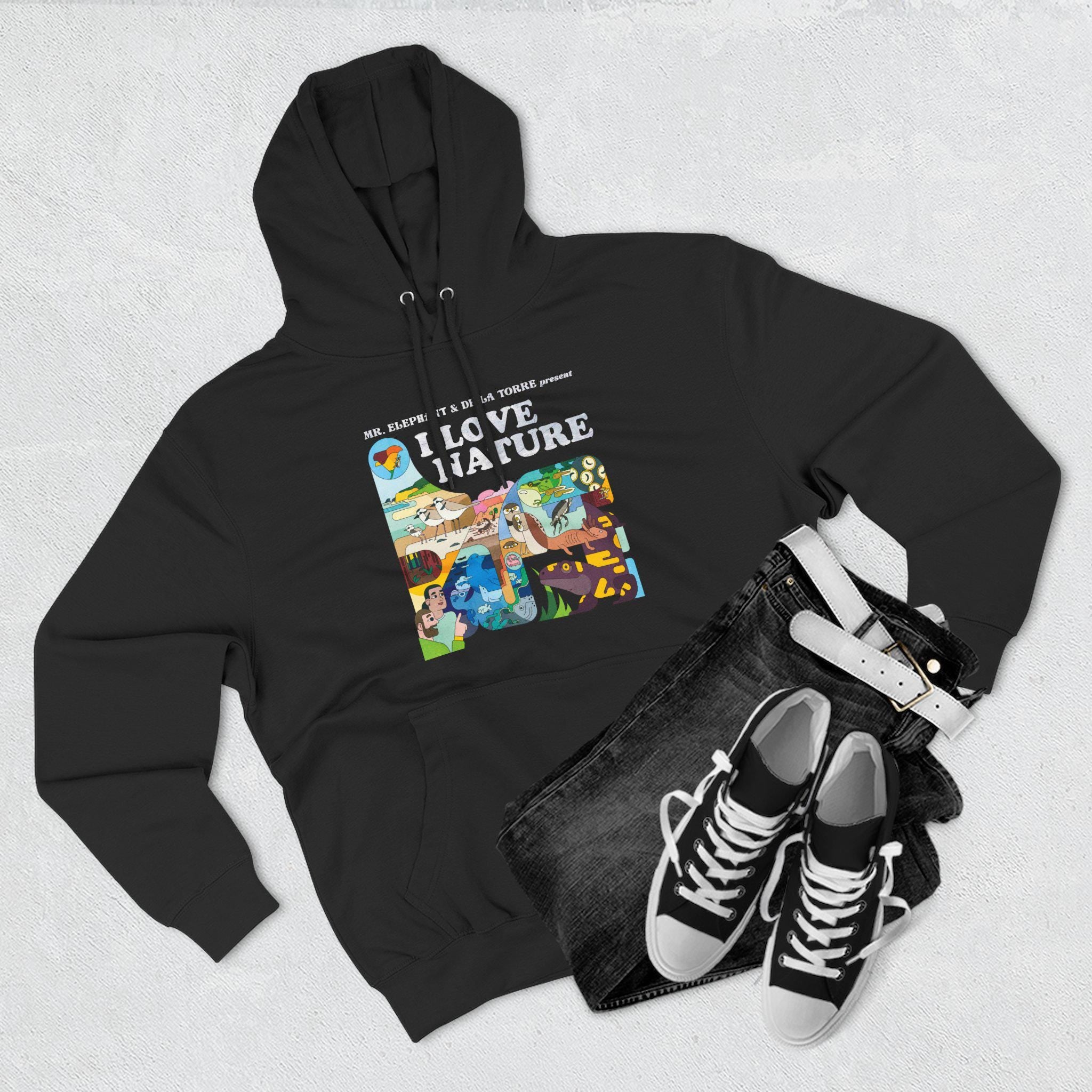 I Love Nature Album Art Hoodie