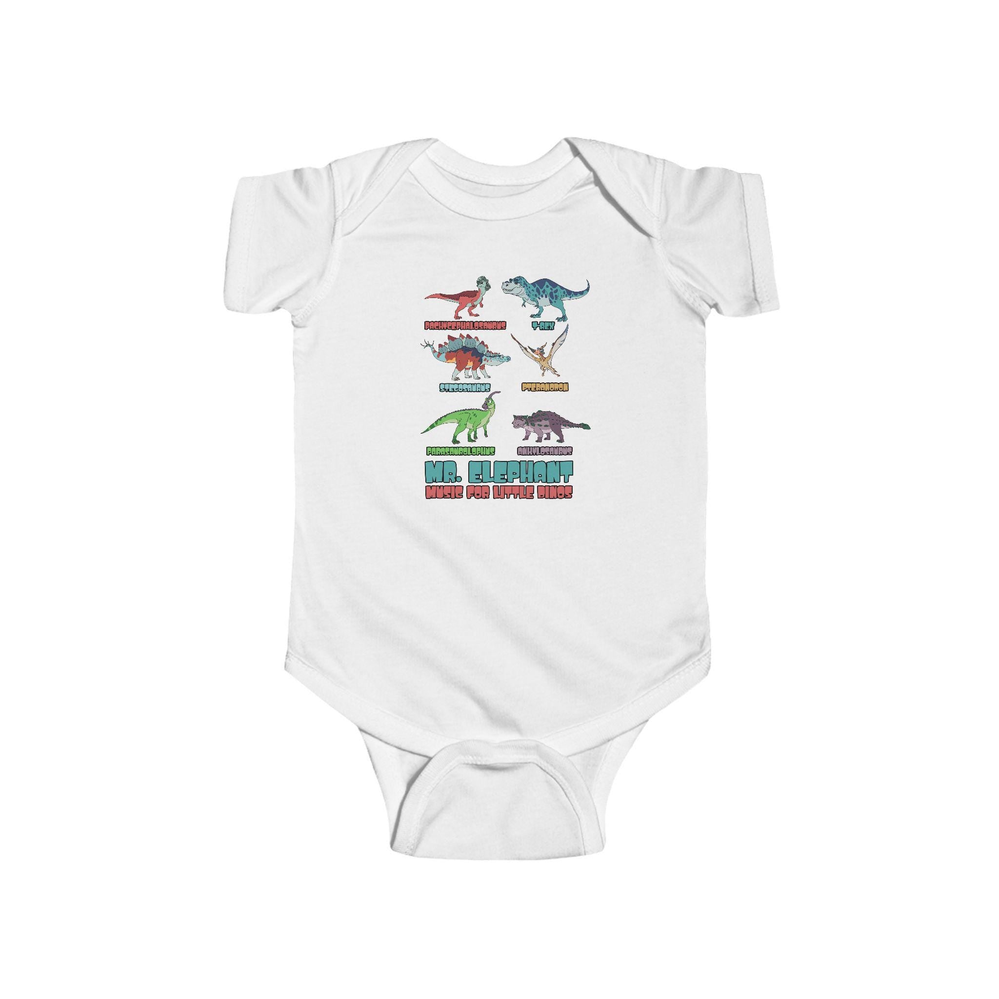 Music for Little Dinos Baby Onesie
