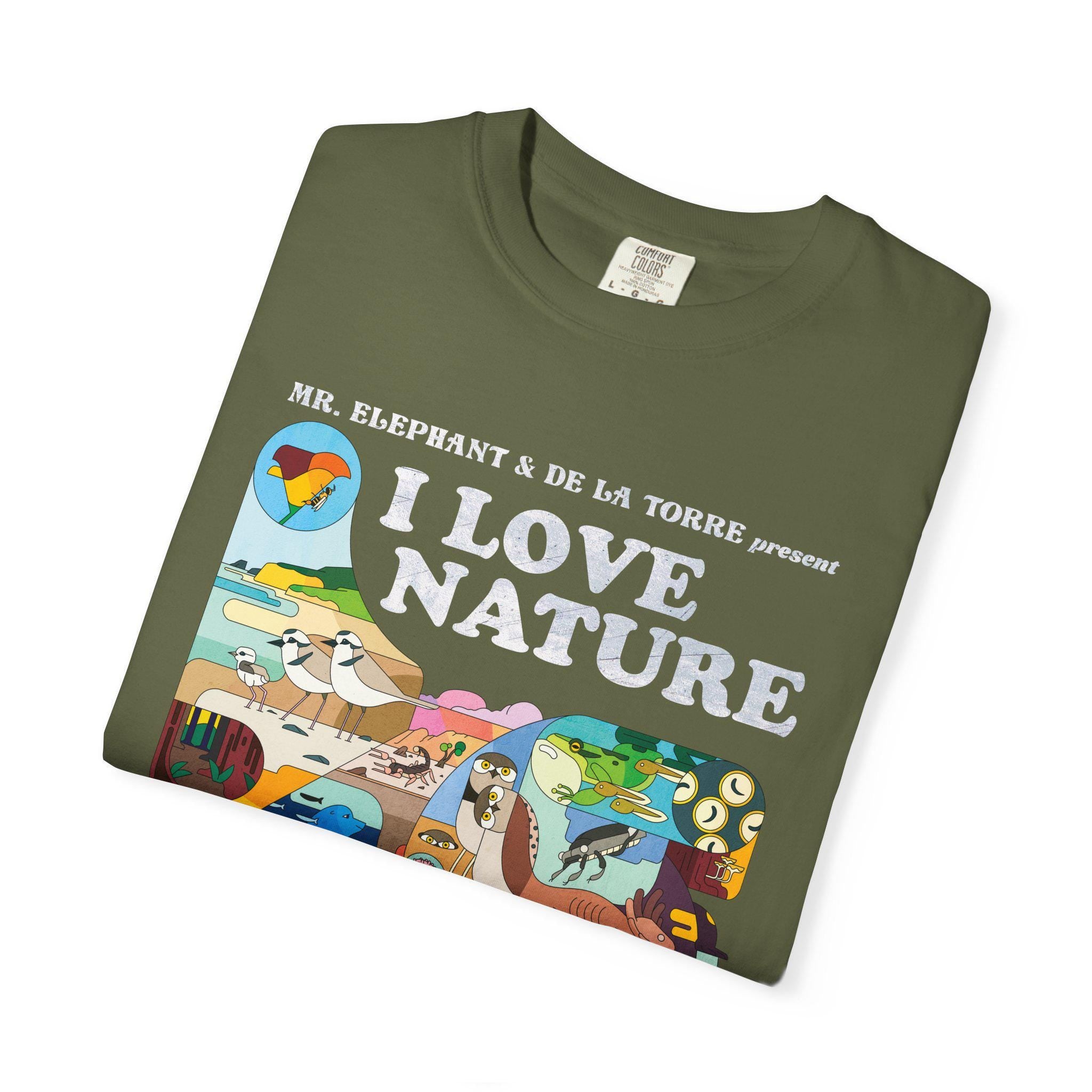 I Love Nature Adult Tee